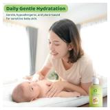 KINDORA Baby Lotion for Newborn | Plant-Based Moisturizer with Shea Butter, Aloe Vera & Calming Oils | Vegan, Hypoallergenic & Organic Body Lotion for Infant & Toddler Sensitive Skin   6.76 fl oz