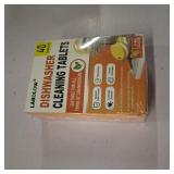Dishwasher Cleaner And Deodorizer Tablets 40 Pack + Deep Cleaning Action, Fresh Scent, Eco-Friendly Formula