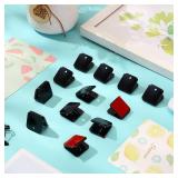 100 Pieces Light Clips Self Adhesive Wall Clip, Hook for Outdoor String Lights Clips Tapestry Hanger Double Side Adhesive for Hanging Lights Poster Photo(Black)