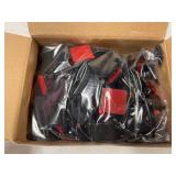 100 Pieces Light Clips Self Adhesive Wall Clip, Hook for Outdoor String Lights Clips Tapestry Hanger Double Side Adhesive for Hanging Lights Poster Photo(Black)