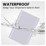 Bubble Mailers 4x8inch 200Pack Gray Bubble Mailers Self-Seal Padded Mailing Envelopes Bubble Opaque Padded Mailer for Small Businesses to Package and Mail Jewelry Cosmetics#000 white gray