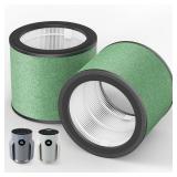 HP072 HP071BRN Replacement Filter (Pet-Pro) Compatible with Shark NeverChange Air Purifier Compact Pro HP072 HP071BRN HP070 UA075 HP072QGD HP072QGN HP072C, Special Pet Particle Filter, 2 Pack