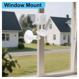 2Pack Adjustable Wall Mount for Tapo Indoor Camera C100/C110/C110/C111, Kasa EC60/KC400, WYZE Cam Pan V3/v2, 360  Swivel + 90  Tilt Mount with Adhesive Tape, No Drill, Better View Angle for Tapo Cam