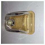 Tofficu Glass Dining Tray 7.1X4.7X3.9 Inch Clear Cake Plate with Dome Cover for Serving Desserts Pastries Cheese Snacks in Home Kitchen