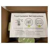 10-Pack Food Storage Containers with Airtight Leakproof Lids, BPA-Free Meal Prep Containers for Microwave/Dishwasher/Freezer, Green, 28.7oz Each