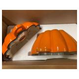 Wood Stove Steamer, WoodStove Humidifier, Woodstove Steamer, Cast Iron Humidifier for WOODStove 2.4 Quart Large Capacity Rust Resistant, Orange & Pumpkin