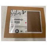 13 BOXES - of Music Sister Picture Frame, Best Friend Photo Frame, Friendship Gifts for Women Friends BFF Sister, Birthday Christmas Gifts, 4x6 Summer Wooden Picture Frames for Table Home Decor-K28