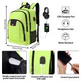 Della Gao Laptop Backpack for Men, Large Anti-Theft Business Travel Backpack with USB Charging Port, Water Resistant College School Computer Bag for Men/Women for 17 Inch Laptop and Notebook