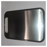 Double-Sided Stainless Steel Cutting Board (14x10In)   Metal Chopping Board for Kitchen, Easy to Clean, Dishwasher Safe, Durable & Hygienic