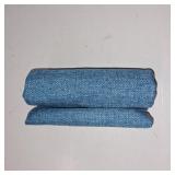 MIULEE Pack of 2 Decorative Farmhouse Linen Pillow Covers Rustic Boho Accent Outdoor Couch Throw Pillow Covers for Cushion Bed Sofa Living Room Home Decor 20x20 Inch Blue