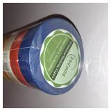 7 Rolls Colored Masking Tape, 345 Ft x 1 Inch Colored Painters Tape for Arts & Crafts Labeling or Coding Vibrant Rainbow Colorful Craft Tapes