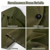 Womens Renaissance Costumes Gothic Hooded Robe Medieval Vintage Hooded Costume Steampunk Hoodie Jacket SIZE S