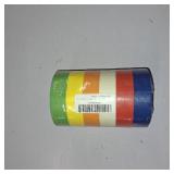 7 Rolls Colored Masking Tape, 345 Ft x 1 Inch Colored Painters Tape for Arts & Crafts Labeling or Coding Vibrant Rainbow Colorful Craft Tapes