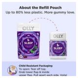 OLLY Sleep Gummy Supplement, 3mg Melatonin, L-Theanine, Chamomile, Blackberry Zen Flavor, 120 Ct