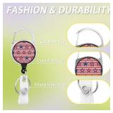 Badge Holder with Retractable and Detachable Lanyard - Stock Photo Approximate