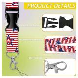 Badge Holder with Retractable and Detachable Lanyard - Stock Photo Approximate
