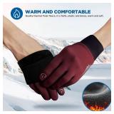 SIMARI Winter Gloves Women Men Ski Snow Gloves Liner Thermal Warm Touch Screen, Suit for Running, Cycling, Biking, Hiking, Driving, Walking, Typing, Freezer Work, Sports, Soccer, Shooting, Gaming 102