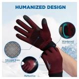 SIMARI Winter Gloves Women Men Ski Snow Gloves Liner Thermal Warm Touch Screen, Suit for Running, Cycling, Biking, Hiking, Driving, Walking, Typing, Freezer Work, Sports, Soccer, Shooting, Gaming 102