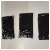 20D Black Sheer Tights for Women Control Top Pantyhose Not Rip with Reinforced Toes