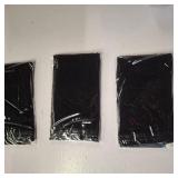 20D Black Sheer Tights for Women Control Top Pantyhose Not Rip with Reinforced Toes