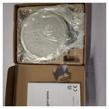 Amazon Basics Digital Kitchen Scale with LCD Display, Tare Function, Multiple Units, Weighs up to 11 Pounds, Batteries Included, Black and Stainless Steel