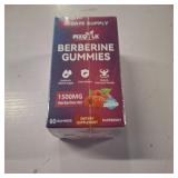 Berberine Gummies 1500mg   High Potency Berberine Supplement with Ceylon Cinnamon and Milk Thistle   Supports Glucose Metabolism & Natural Liver Function   Vegan, Sugar-Free, Non-GMO   60 Count
