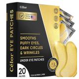 Under Eye Patches (20 Pairs) - Eye Patches For Puffy Eyes And Dark Circles - Under Eye Mask For Beauty & Personal Care - Under Eye Mask Amino Acid & Collagen For Dark Circles And Puffiness by Celor