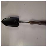 Garden Hand Trowel, Heavy Duty Stainless Steel Garden Shovel with Walnut Handle, Small Gardening Tools for Planting, Digging and Wedding
