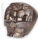 Skull Decor for Home Skull Statue for Bookshelf and Desktop