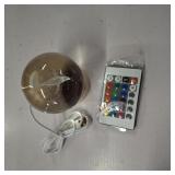 3D Whale in Crystal Ball Night Light - 16 Color Remote Control, Wooden Base LED Lamp for Bedroom Decor, Kids Room, Relaxation Gift