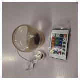 3D Whale in Crystal Ball Night Light - 16 Color Remote Control, Wooden Base LED Lamp for Bedroom Decor, Kids Room, Relaxation Gift