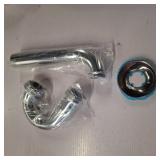 ZM Brass P-trap Pipe Basin Sink Waste Kit with Reducing Washer 1-1/4