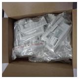 Brushed Nickel Cabinet Pull Handles 30 Pack   128mm (5") Hole Spacing, 20mm (0.79") Width   Stainless Steel Modern Drawer Handles for Kitchen & Bathroom Cabinets