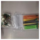 15 Sets Valentines Thank You Gifts You Rock Pens Keychains with Cards Bags Positive Employee Appreciation Gifts for Coworker Team, 5 Styles