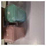 Cabilock Wheat Straw Soup Cup with Lid Sealed Microwave Safe Soup Container Double Seal Heat-Resistant Travel Bowl for Hot Snacks 4.13X3.54X4.92In