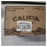 Califia Farms - Pumpkin Spice Oat Barista Blend Oat Milk, 32 Oz (Pack of 6), Shelf Stable, Dairy Free, Plant Based, Vegan, Gluten Free, Non GMO, High Calcium, Milk Frother, Creamer, Oatmilk