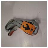 Nylon Dog Leash and Collar Set with Metal Quick Release Buckle, Adjustable, Durable High-Density Fabric, Breathable, Soft and Comfortable for Walking and Training, Silver-Gray, M (12.6"-19.6")