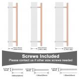 15 Pack Rose Gold Cabinet Handles and Knobs - 10 Inch (256mm) Hole Centers Solid Stainless Steel Kitchen Cabinet Hardware Pulls for Drawers, Dressers & Cabinets - Modern Cabinet Handles