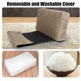 Recliner Headrest Pillow, Versatile Neck Support Cushion with Velvet Cover for Adults, Ideal Accessory for Chair, Couch, Office, Bed, Lumbar Pain Relief, Travel, Lounging, Beige