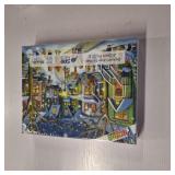 500 Piece Puzzle Christmas Village - Happy Backyard Under The Trees Jigsaw Puzzle for Adults Adults and Teens Family Challenging Perfect for Game Nights (23 x 15 inch)