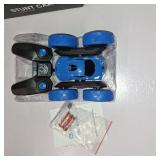 Remote Control Car, RC Cars Toys for Kids Ages 6-12, 4WD Stunt Car with LED Lights & 360  Flips, 2.4GHz, Upgraded USB-C Modular Batteries, 8-10 Year Old Boys Birthday Gift 1-Blue