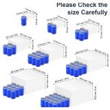 8 Pcs Buffet Risers and Stands, Food Risers for Display Party, White Acrylic Dessert Table Display Set with Hollow Bottom for Sweets(10" 9" 8" 7" 6" 5" 4" 3")