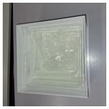 8 Pcs Buffet Risers and Stands, Food Risers for Display Party, White Acrylic Dessert Table Display Set with Hollow Bottom for Sweets(10" 9" 8" 7" 6" 5" 4" 3")