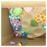 Aliex 4 in 1 Montessori Dinosaur Toys 12+ Months Boys Girls, Wooden Blocks Stacking Balance Toys Stick Color Sorting Egg Puzzles Matching Game,Preschool Education Learning Gift for Toddlers 1 2 3 4