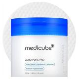 medicube Toner Pads Zero Pore Pad 2.0 | Dual-Textured Facial Pad for Exfoliation and Pore Care with 4.5% AHA Lactic Acid, 0.45% BHA Salicylic Acid | Ideal for All, Korean Skin Care, 70 Pads (1 Pack)