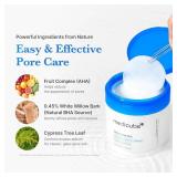 medicube Toner Pads Zero Pore Pad 2.0 | Dual-Textured Facial Pad for Exfoliation and Pore Care with 4.5% AHA Lactic Acid, 0.45% BHA Salicylic Acid | Ideal for All, Korean Skin Care, 70 Pads (1 Pack)