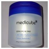 medicube Toner Pads Zero Pore Pad 2.0 | Dual-Textured Facial Pad for Exfoliation and Pore Care with 4.5% AHA Lactic Acid, 0.45% BHA Salicylic Acid | Ideal for All, Korean Skin Care, 70 Pads (1 Pack)