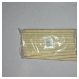 6" Natural Bamboo Wooden Skewers the diameter is 4mm (100 PCS) for BBQ, Fruit Cocktail Kabob Chocolate Fountain Appetiser,Grilling Kitchen crafting and Party