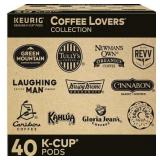 Coffee Lovers Collection Variety Pack Keurig K-Cup Pod Sampler 40 Count