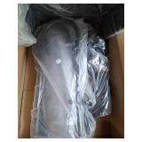 Sywhitta 3-Tier Plastic Rolling Utility Cart with Handle, Multi-Functional Storage Trolley for Office, Living Room, Kitchen, Movable Storage Organizer with Wheels, Black